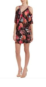 Trina Turk Cold Shoulder Shift Dress NWT